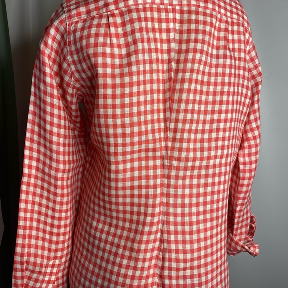 Frank Eileen size M Barry line plaid women’s shirts button down - Picture 5 of 11